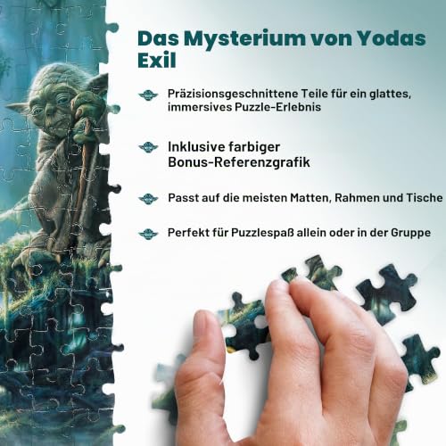Buffalo Games Star Wars - Fine Art Collection - Yoda - 1000 Teile Puzzle – Ansicht 5