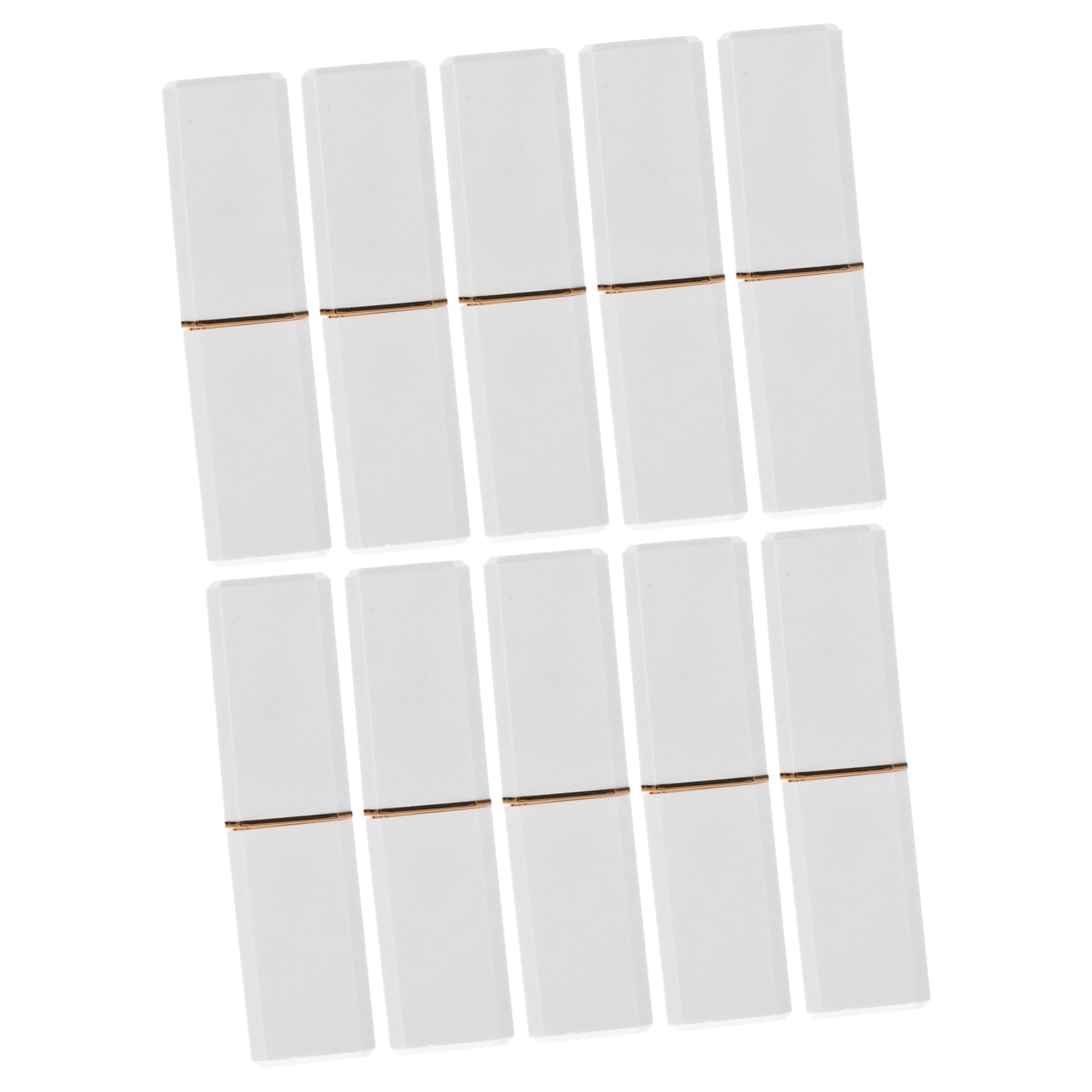 3 Series Tubo De Labial Rellenable Para Maquillaje Diy Envases De Gloss Labial Para Mujeres Y Niñas Y Práctico 10 Piezas*3