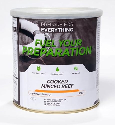 Fuel Your Preparation – Gekochtes Hackfleisch – 800 g (24 Portionen) – 25 Jahre Haltbarkeit Fuel Your Preparation – Gekochtes Hackfleisch – 800 g (24 Portionen) – 25 Jahre Haltbarkeit
