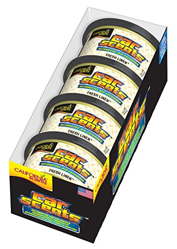 California Scents CCS-444TR Fresh Linen Ambientador, 4 unidades