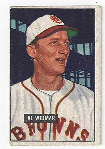 Al Widmar Vintage Collectible Baseball Card - 1951 Bowman Baseball Card #281 (St. Louis Browns) Free Shipping