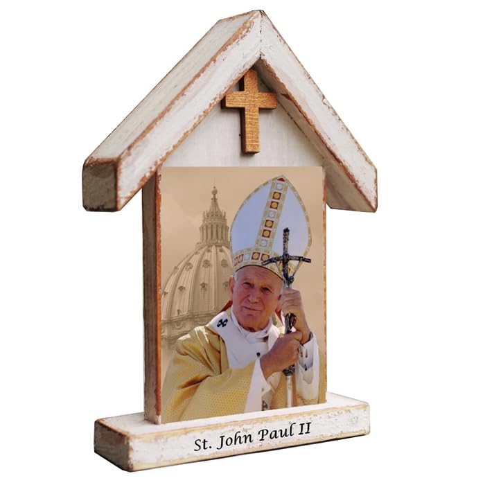 Saint John Paul II, St John Paul II icon, christian altar, religious decor, christian gift