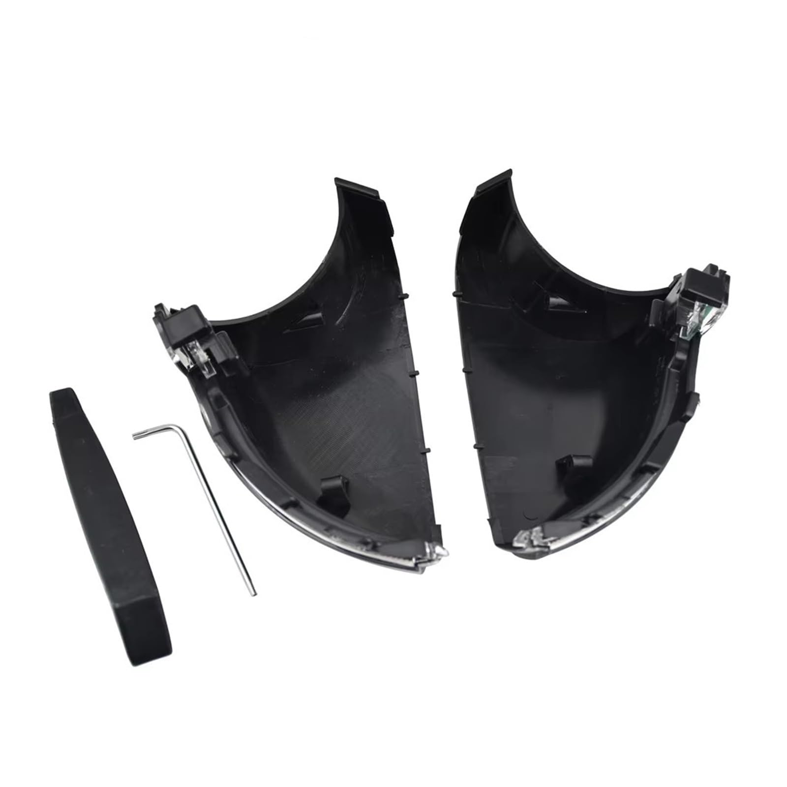 Direzione Dinamico Indicatore Di Direzione Dinamico A LED Specchietto Retrovisore Laterale Lampeggiante Ripetitore 2 Pezzi Per VW Per Polo MK5 6R 6C 2009-2017 Indicatori Direzione(White lens)