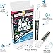 CHALKY CROWN Liquid Chalk Marker Pen - White Drawing Chalk - Chalkboard Markers for Chalkboard Signs, Windows, Blackboard, Glass - 6mm Reversible Tip (5 Pack)
