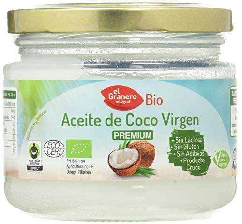 Granero Aceite De Coco Virgen Extra Bio 250 Ml Bote De 250 Ml 200 G