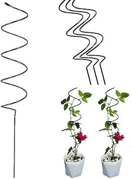 Tomato Twist Stake, 2025 New Climbing Plant Stake Tower Plant Supports Multipack, Upgrade Spiral Tomato Cages Climbing Plant Stakes Garden Plant Supports Frame 1/3/5 Pcs 1, Black