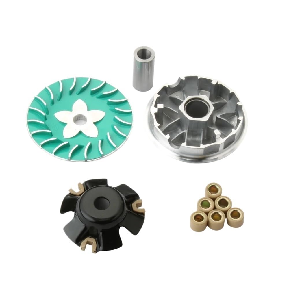 Accesorios Kit de variador de 170 cc/Peso del deslizador: 12,5 g. Compatible con motores GY6 de 4 tiempos de 125 cc, 150 cc, 152QMI y 157QMJ.