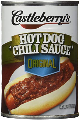Castleberry's, Hot Dog Chili Sauce, Classic, 10oz Can (Pack of 6) - PACK OF 4