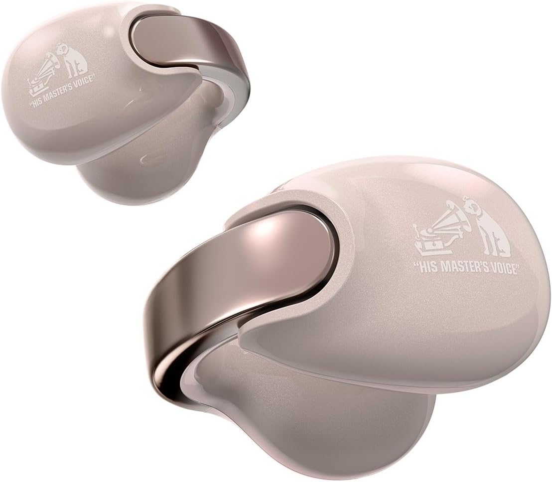 JVCケンウッド Victor HA-NP1T-PN ワイヤレスイヤホン Bluetooth Ver.5.3 オープンイヤー イヤーカフ アプリ対応 マルチポイント 合計24時間再生 マイク付き 小型 軽量 防水 音アクセ サンドピーチ