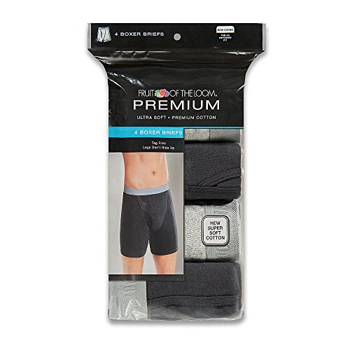Fruit of the Loom Men's Premium Boxer Brief (4 Pack)2
