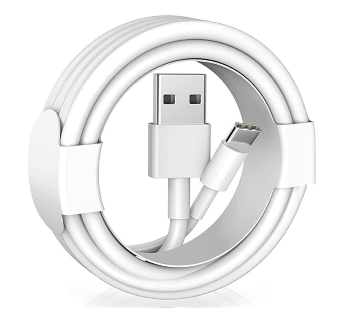 USB A to USB C Charger Cable | 2 Metres | 2m, Galaxy S24, S23 Ultra, M13, Pixel 8, iPad Pro 2021/22, iPh15/Plus/Pro/Pro Max, Mi 13, Huawei P60/Mate 60 Pro, Pixel 7, Switch, Hero 9...