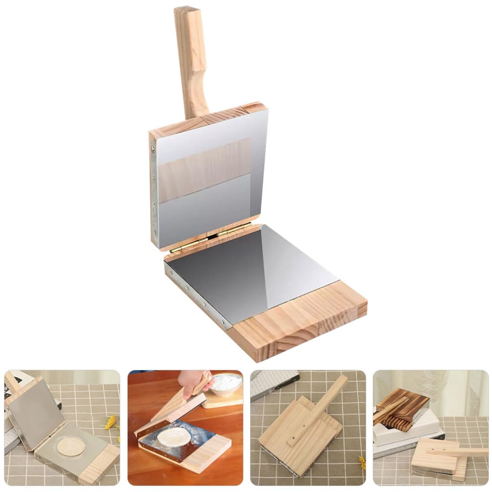 Molde De Madera Para Prensar Masa De Dumplings Y Raviolis Herramienta Manual Para Envolturas De Bola De Masa Accesorios De Cocina 10.74X8.03X5.70In