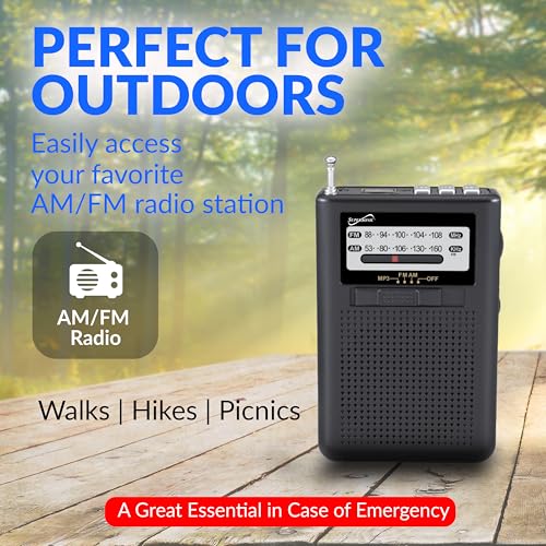 Radio Supersonic SC-1108BT AM/FM portátil con Bluetooth miniatura 6