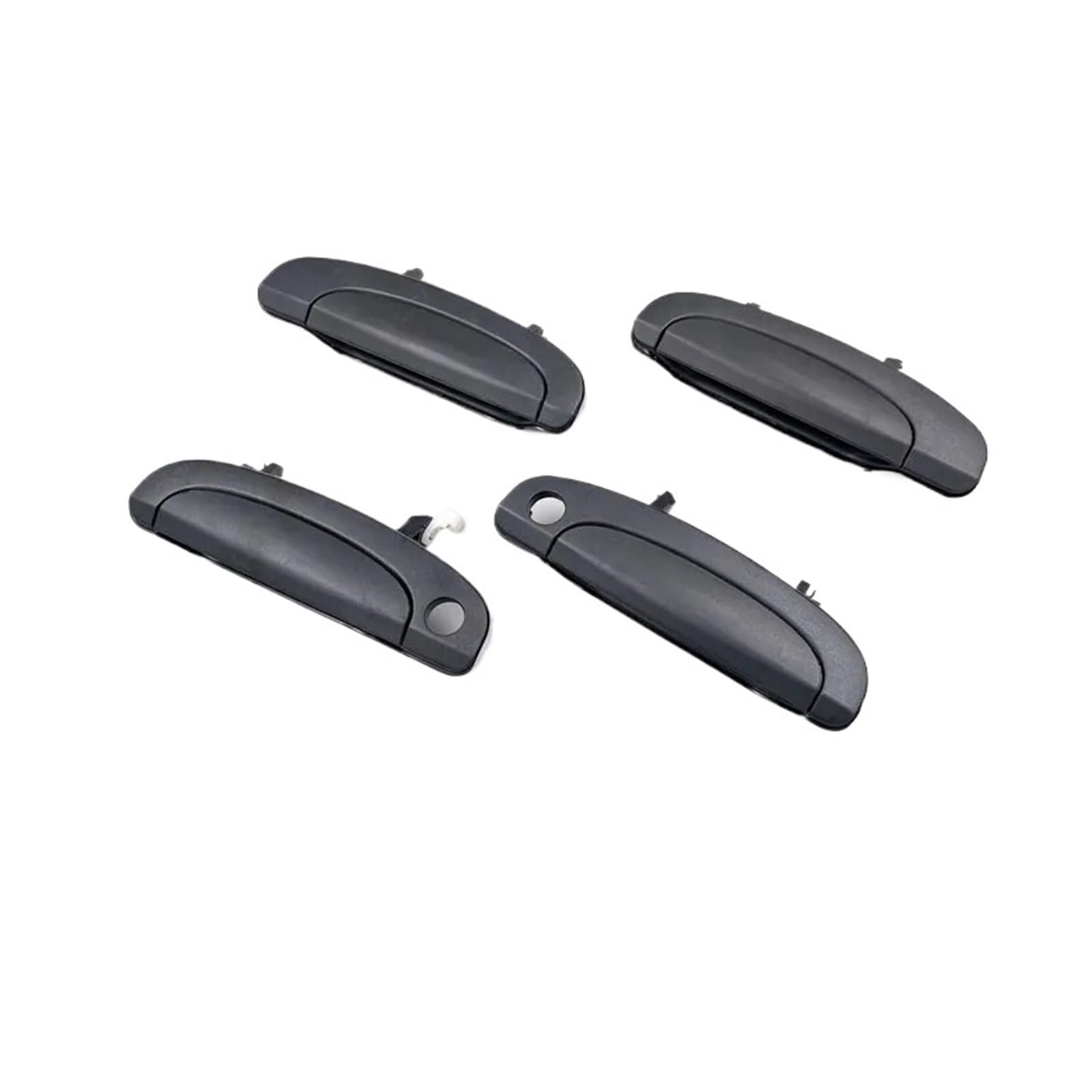 Tingyus 1 Lot 4 Doors Ourside Outer Door Handle For Hyundai For Getz 2002-2012 Black Front Rear Door Outer Handle