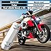 Klanata Motorcycle Exhaust Heat Shield, Heat Wrap for Exhaust Pipe, Universal Muffler Cover Heel Guar, 228 x 64mm / 9'' x 2.5'', for Motorbikes with 50mm-70mm Exhaust Pipe Diameter