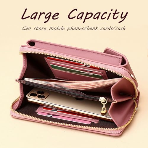 The Original Clutch Wallet - Vegan Leather Crossbody Clutch for Women with Multiple Compartments for Phone, Cards3