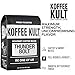 Koffee Kult Thunder Bolt Dark French Roast Whole Bean Coffee - Small Batch 100% Arabica Gourmet Blend, Bold and Well Balanced 32oz Resealable Package