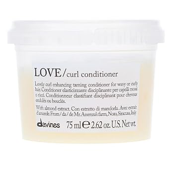 Davines LOVE/Curl Conditioner, Elasticizing & Taming Formula for Wavy or Curly Hair - Protein-Rich Treatment Enhances Volume, Softness & Control - Weightless Hydration for Defined Curls