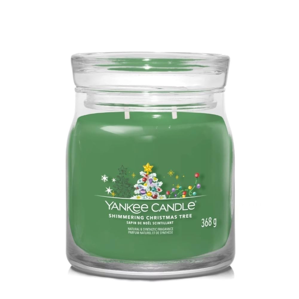 Yankee Candle Shimmering Christmas Tree Medium Jar