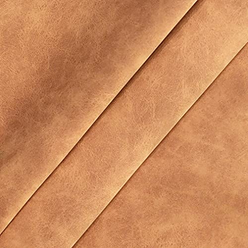 XHT Suede Faux Leather Fabric 30x135cm Waterproof Synthetic PU Leather for Earrings Pouches Hair Bows Making (Brown) - Image 2