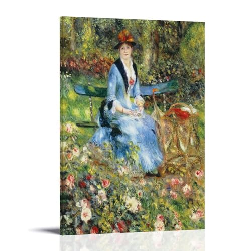 Toile de maître Renoir The Roses impression haute définition 60x90