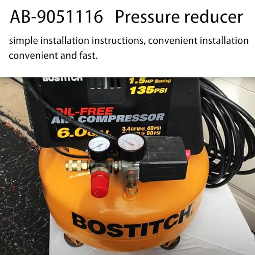 KWEOTUGO AB-9051116 Pressure Reducer 3 Holes Fits Stanley Bostitch Air Compressors