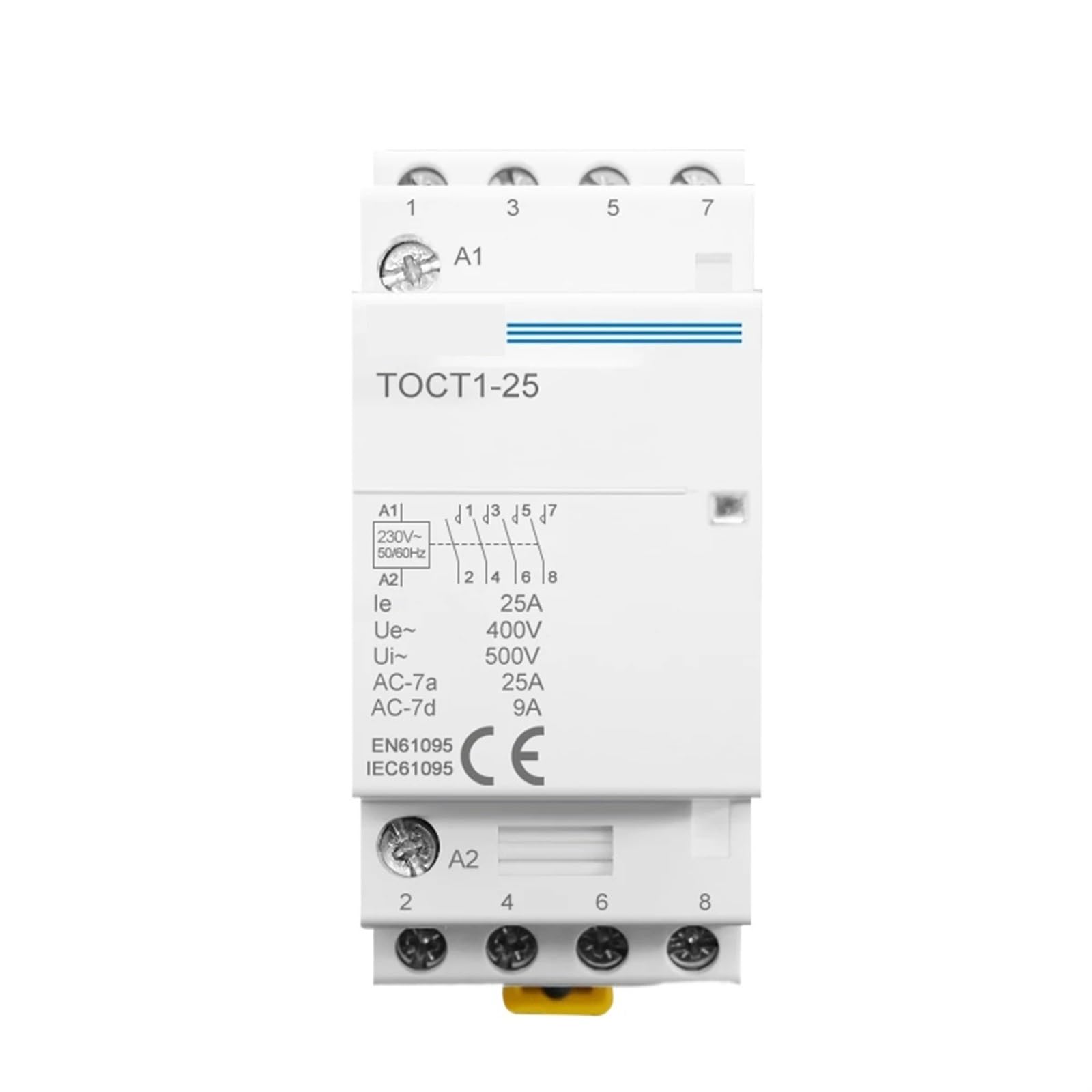 Contacteur 4P 25A TOCT1 résout les pannes de commutation de puissance en bobine 110V