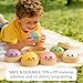 Moiegouct Rainbow Dumpling Squishies with Box, New Mystery Squishys Dumplings Stress Relief Balls Fidget Sensory Toy,Bao Bun with Food Steamer Stretchy Desk Squeeze Toys