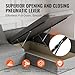DVTFRYN Heavy Duty Bed Gas Springs - Industrial Lift Supports with Safety Valves, Corrosion-Resistant Steel Struts for Adjustable Bed Bases, Storage Ottomans, Home Furniture,0.6m