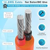 Dreyoo 16.4 ft DC Extension Cable for Solar Panel, 14AWG, DC7909 Solar Panel Cord Female to Male with DC8020 Male Adapter Right Angle, Compatible with Jackery Portable Power Station (1 Pack) - Image 5