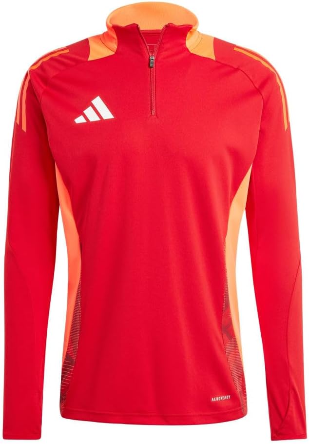 adidas red training top