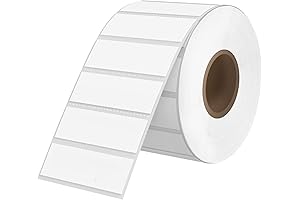 3x1 inch, 1000-Count White UPC Barcode & Address Thermal Sticker Labels