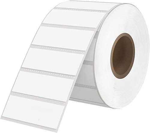 2 x 1 etiquetas adhesivas térmicas de código de barras UPC compatibles con impresora de etiquetas de cebra y rollo autoadhesivas en blanco 2 x 1