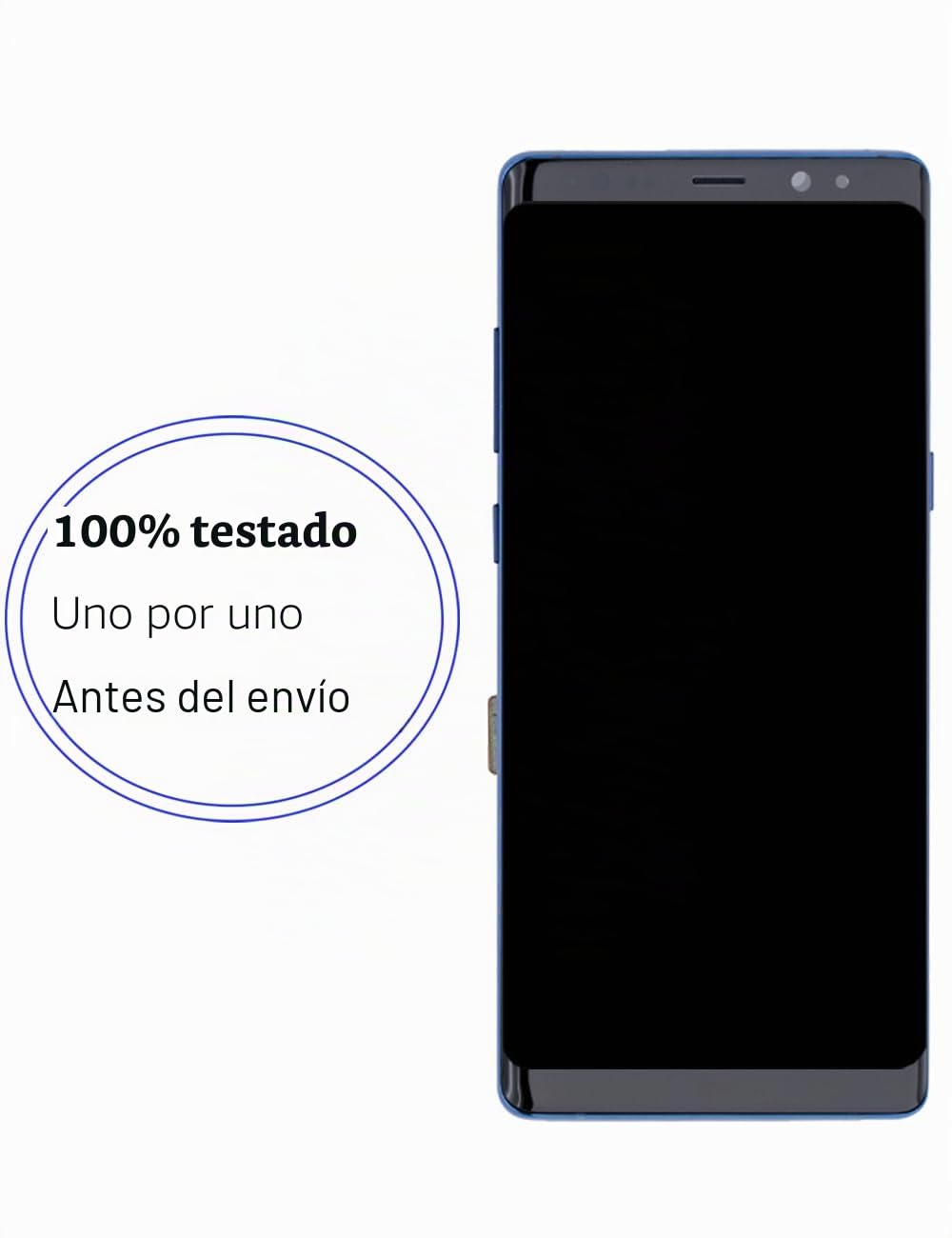 Pantalla para Samsung Note8 N950F N950U TFT Azul con Marco