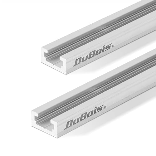 Miniatura 6 de DuBois 51052 T-Track - Kit de parada corta y en línea, ajuste universal, bloque de parada en T para carpintería en T, lijado y enrutamiento, 4