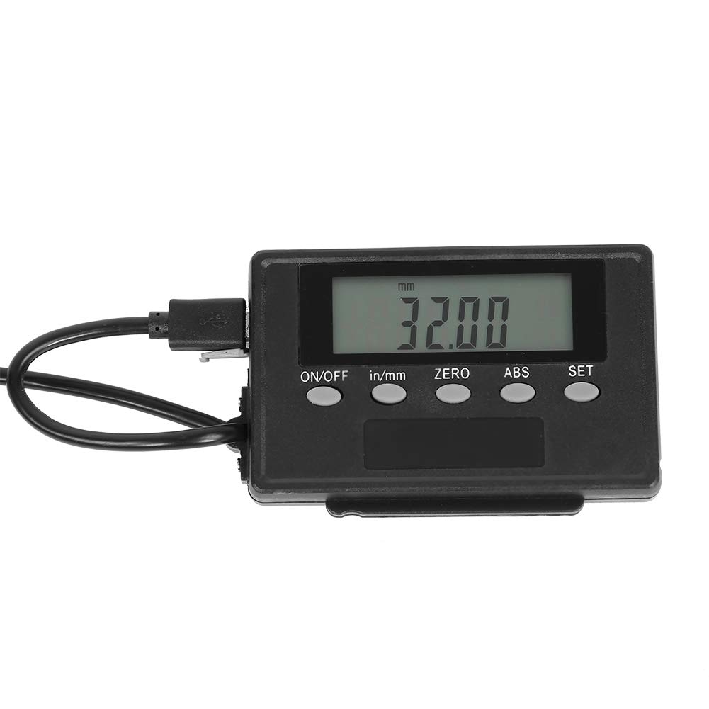 Calibrador digital, escala de lectura digital con pantalla LCD grande, alta precisión de 0,01 mm, rango de medición de 0-300 mm, kit de lectura digital para fresadoras Torno