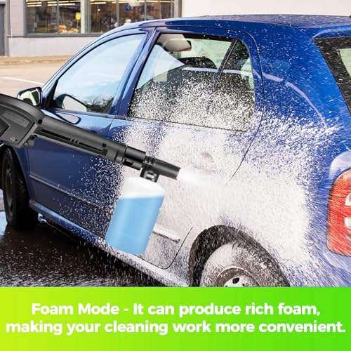 4800PSI Electric Pressure Washer 2026 New 4.0GPM Potable Power Washer with 33FT Hose, 4 Nozzles, Best for Home/Cars/Fences/Windows, Blue - Image 4