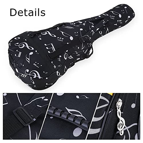 Tamkyo Étui pour guitare acoustique, sac à dos pour guitare acoustique de 99/101/104 cm avec double sangles et poignées… - Les Beatles, Paul McCartney, John Lennon, RIngo Starr, George Harrison Tamkyo Étui pour guitare acoustique, sac à dos pour guitare acoustique de 99/101/104 cm avec double sangles et poignées… – Image 7
