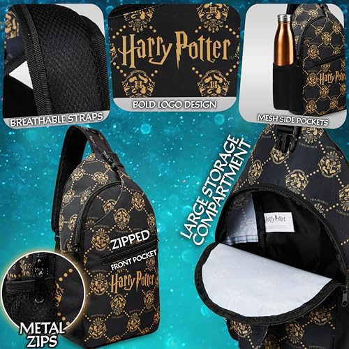 Image of Get Trend Harry Potter Gifts Crossbody Bags for Girls Teens Women | Hello Kitty Cute Kawaii Sling Travel Bag for Phone Money