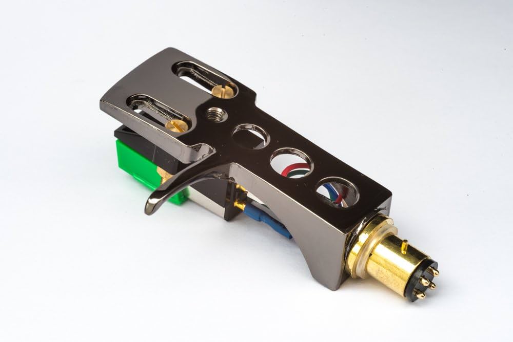 エレガンジェット Titanium plated Headshell, mount, AT Cartridge, Elliptical