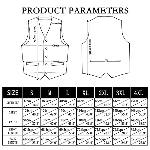 Hi-Tie Mens Green Black Plaid Vest Tailored Collar Sleeveless Slim Fit V-Neck Suit Waistcoat For Formal Banquet #TOP6