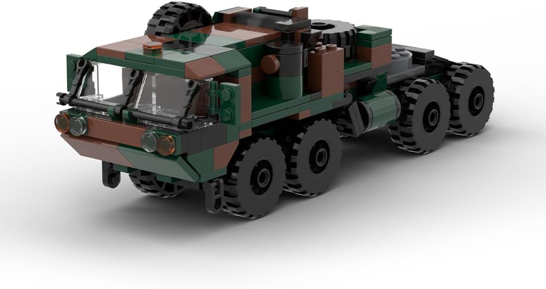 Technic PAC03 Patriot Missile Vehicle Building Kit, Military Armored Series Building Blocks Set (1195PCS)