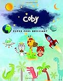  Coby: Journal, Sketchbook and Notebook Gifts for Boys & Kids - Composition Size (8.5\