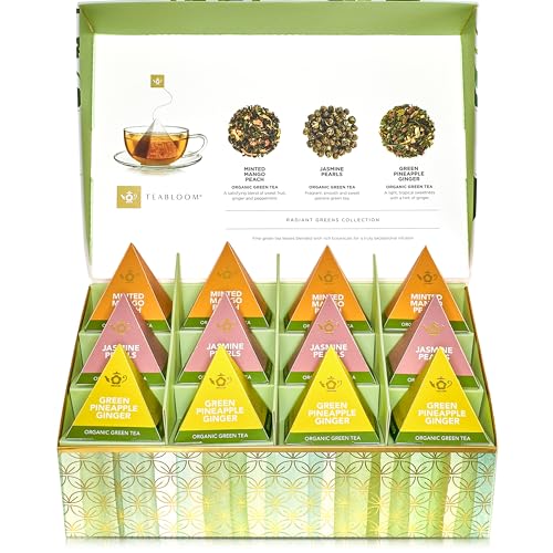 Té verde orgánico sampler con 12 saquitos miniatura 2
