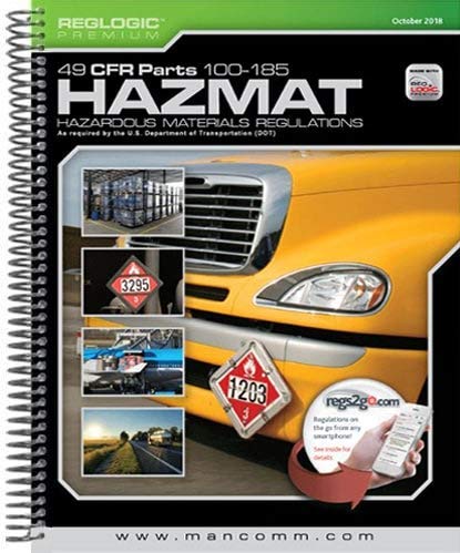 Hazmat 49 CFR 100-185 Book October 2018 Edition      Paperback – October 1, 2018