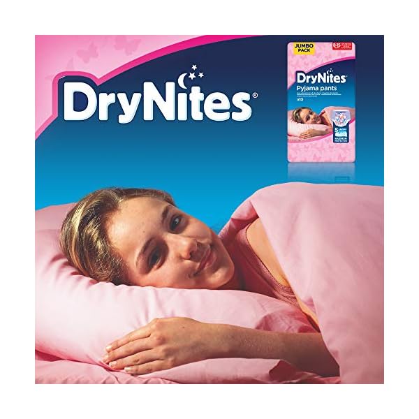 DryNites - Saugfähige Slips für Mädchen, 8-15 Jahre, 27-57 kg, 13 Stück – Bild 10