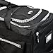 Olympia U.S.A. 8 Pocket Rolling Duffel Bag, Black/Chevron, 22 inch