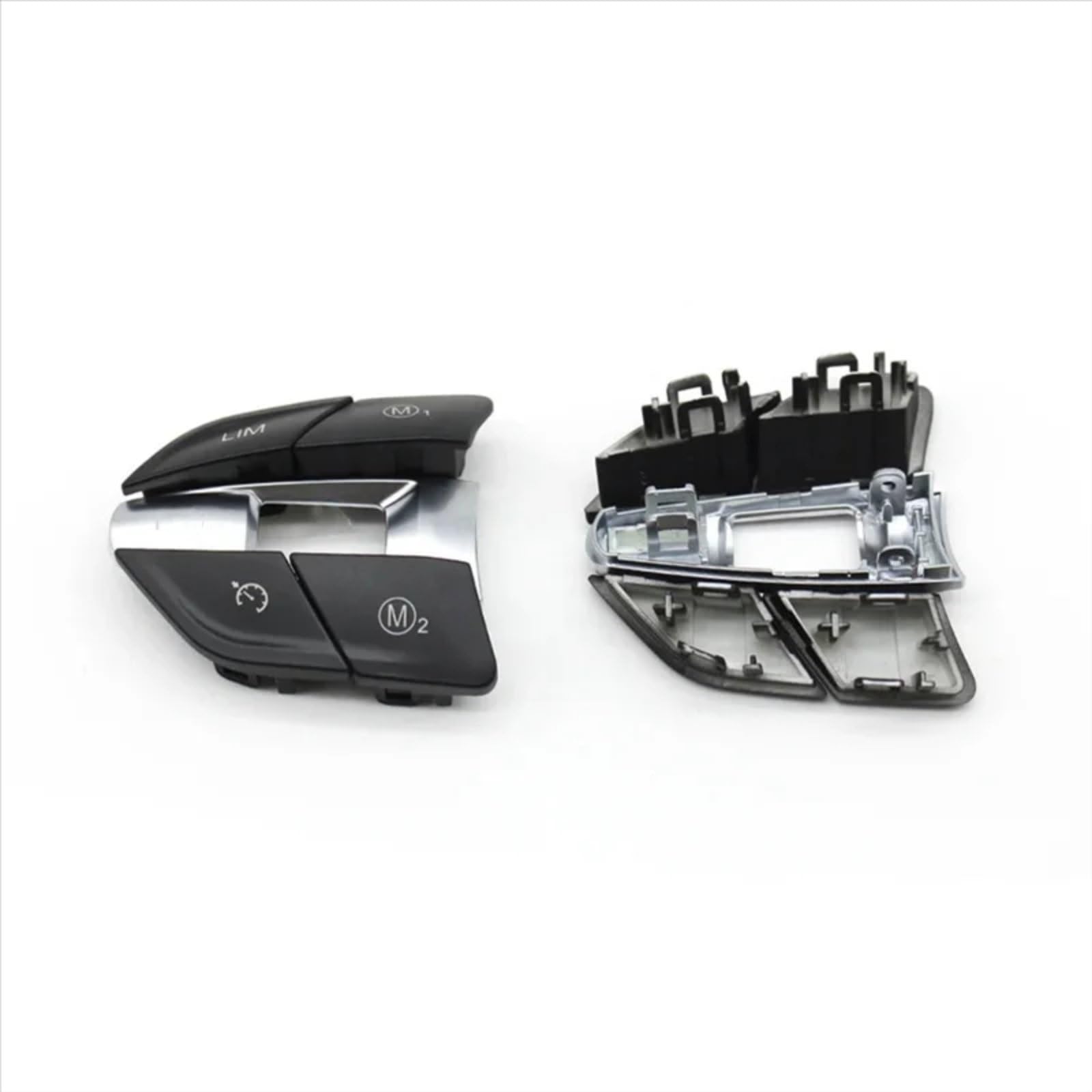 Compatible Con Para M3 F80 2014-2018 Para M4 F82 F83 2014-2019 61317849407 61317849409 Botones Interruptor De Control De Crucero Del Volante Del Automóvil Mandos al Volante