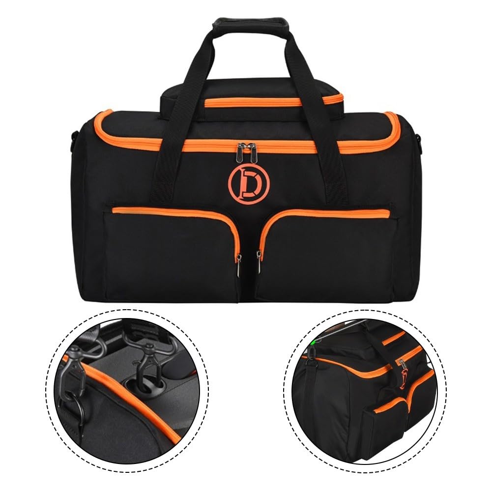 Custodia rigida per JBL per partybox 2, borsa protettiva da viaggio con spazio per altoparlanti e accessori, scatola di trasporto in poliestere PE, nera