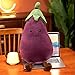Melanzane viola bambola cartone animato melanzane peluche melanzane (con gambe) 15 cm